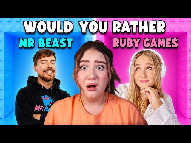 ROBLOX Would YOU Rather: YOUTUBER TOWER... (HARD!)