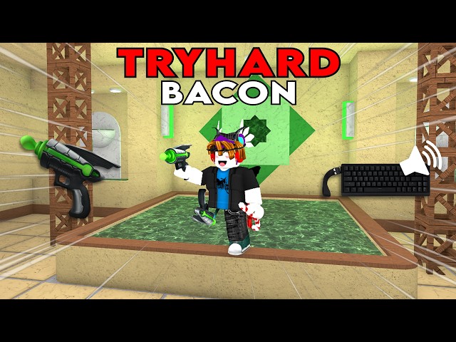 RICH TRYHARD BACON BEATS PLAYERS IN MM2... 🥓 (Handcam + ASMR)