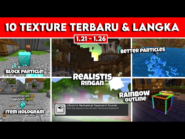 10 BEST & LIGHTWEIGHT MCPE 1.21 - 1.26 TEXTURE PACKS FOR MINECRAFT SURVIVAL! (MUST TRY 🔥)
