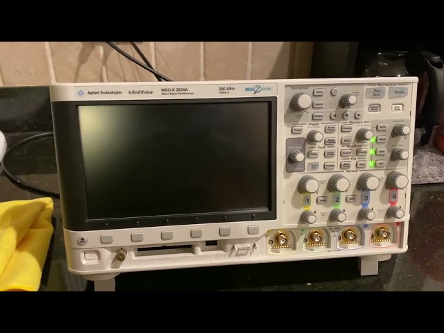 Agilent/Keysight MSOX3024A Boot/Power-On Self-Test Failure