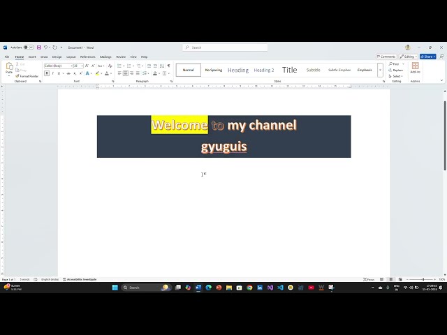 Basic Introduction to MS Word For Beginners by Jami Anil