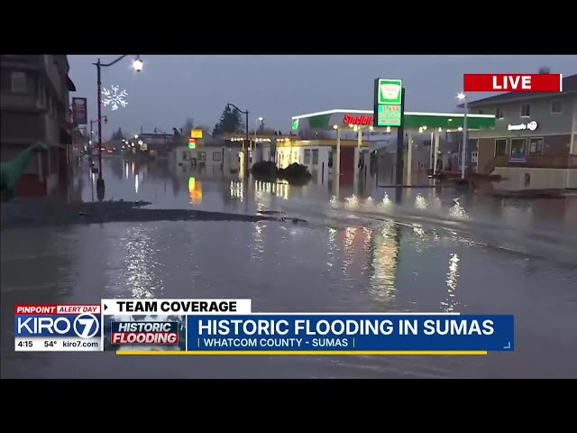 Sumas ‘devastated’ by flooding, no injuries or deaths reported as cleanup efforts start