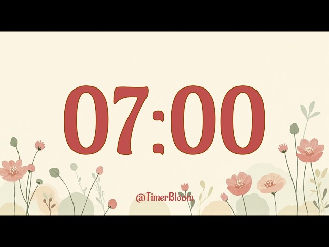 7 Minute Deep Work Timer Lofi Music Focus Timer Studying Classroom Productivity Pomodoro