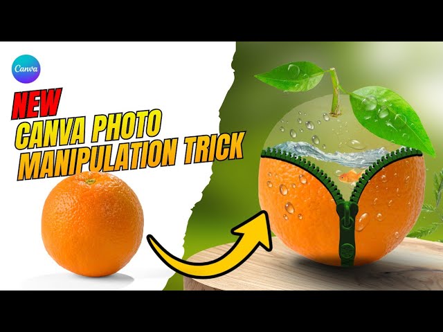 Create a Surreal Photo Manipulation in Canva | NEW TRICK