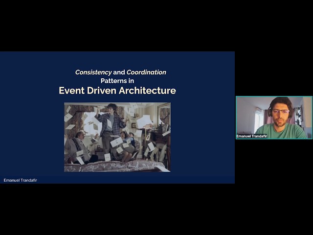 Consistency and Coordination Patterns in Event Driven Architecture