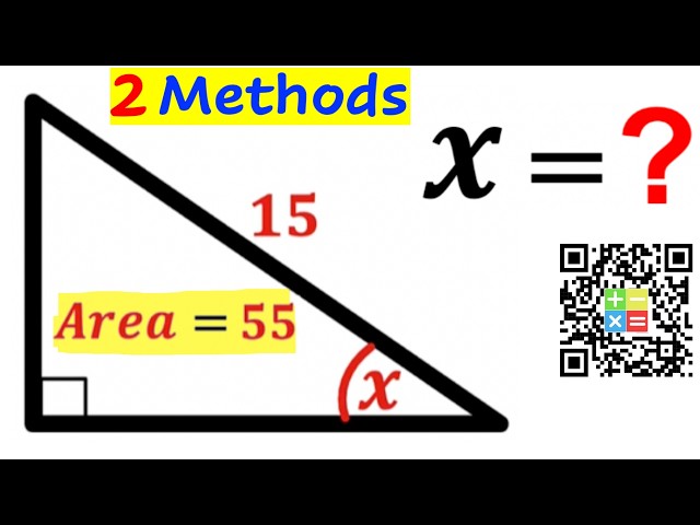 Can you find the angle X? | (Right Triangle) | #math #maths | #geometry