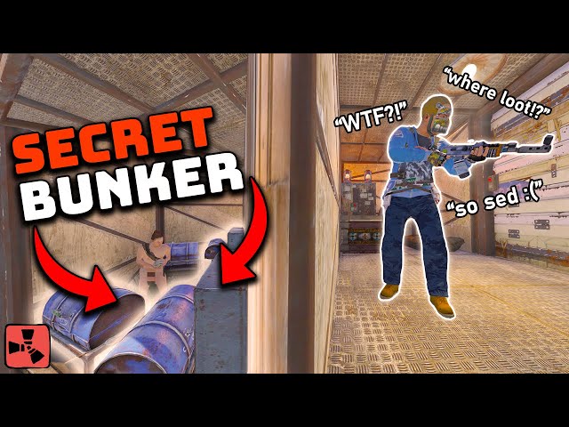 RUST Console SECRET Bunker! (100% HIDDEN dropbox)