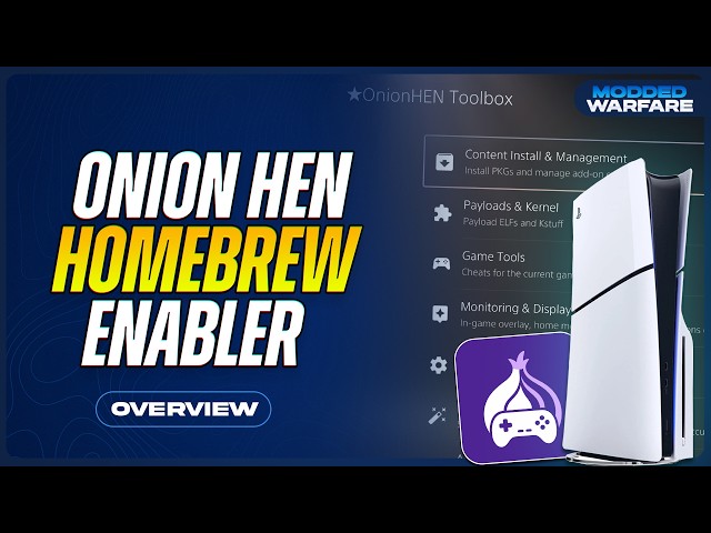 Homebrew Enabler OnionHEN Released with support up to 12.70!