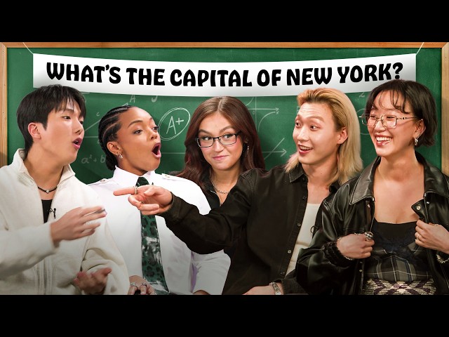 Can The "XO, Kitty" Cast Pass A Basic 5th Grade Test? | Back-To-Class | A*Pop