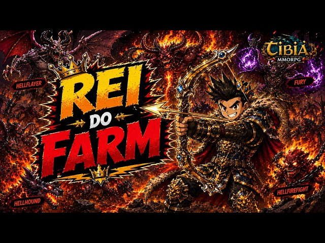 LIVE DE TIBIA / Paladino - REI DO FARM TO NA AREA  - !HOTKEY  !ZAP !twitch !roda500+ !Roda1000+