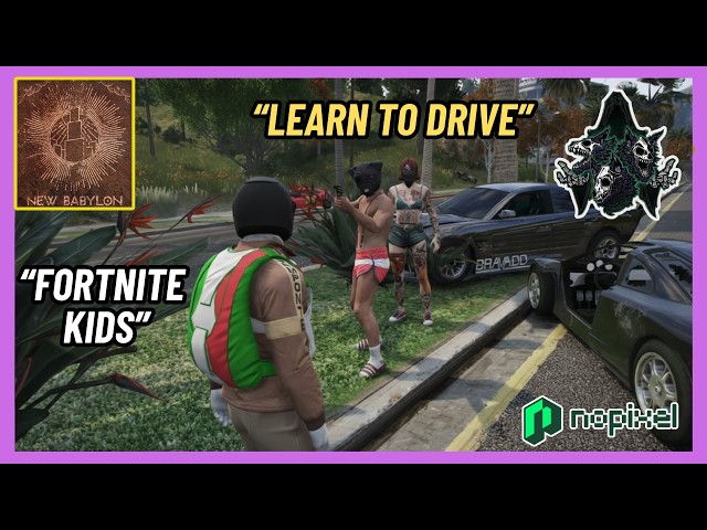 🏁💥 Hounds Shoot the Italians After Nexus Race Disaster! I New Babylon I Nopixel 4.0 I GTA RP