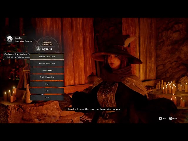 Crimson Desert: Meeting the Witch of Humility, Lyeselia (Fortification & Aegis Blueprints)