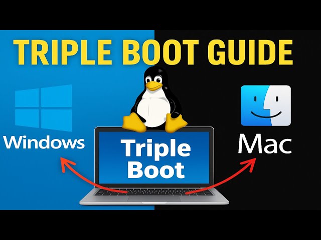 How to Install macOS, Windows & Linux (Triple Boot Guide)