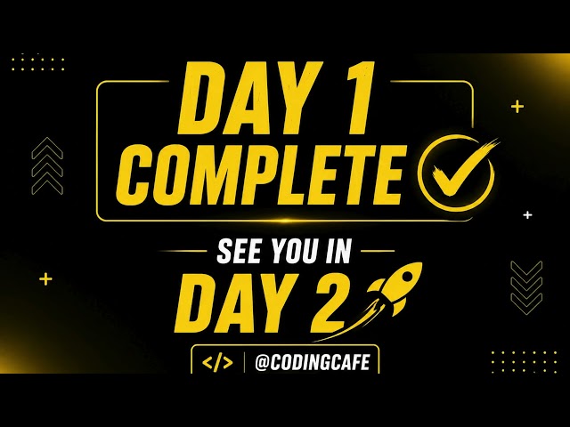 🚀 Day 1 of 30 Days JavaScript Projects Challenge
