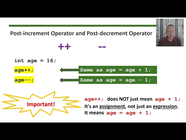 AP Computer Science A - Topic 1.6 - Compound Assignment Operators