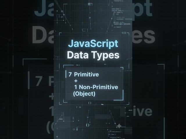 JavaScript Data Types in 10 seconds #javascript #datatypes