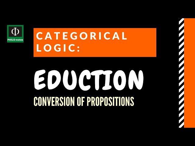 Eduction (Conversion of Propositions)