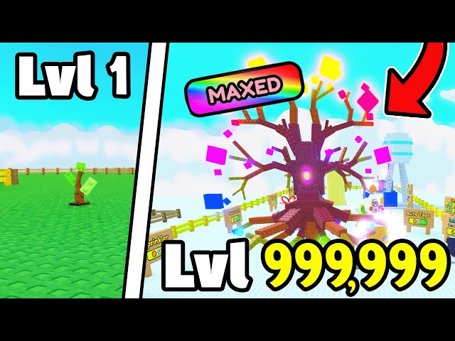 I HAD CRAZIEST START and made QUADRILLIONS in ROBLOX CHOP YOUR TREE..