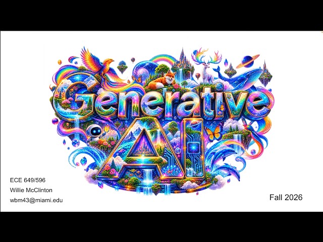 ECE649: Generative AI - Lecture 4: Text and Code (Part 2)