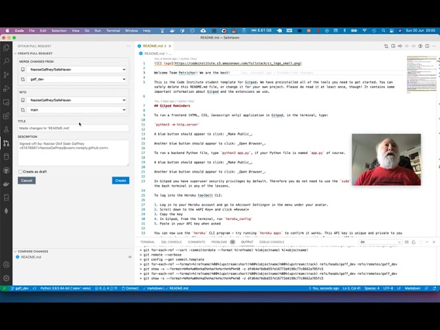 VS Code Pull Request Merge Conflict Resolution.