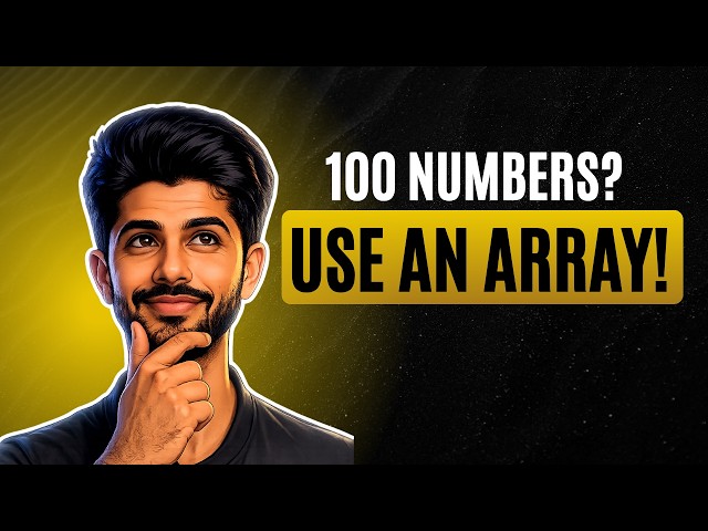 What is Array in C? | Declaration, Initialization & Input Using Loop | Beginner Tutorial
