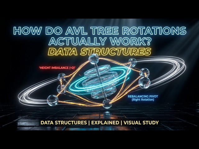 AVL Tree Rotations Trick — Balance Any Tree Instantly | Computer Science