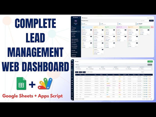 How to Build a Complete Lead Management CRM with Google Sheets & Apps Script | E39