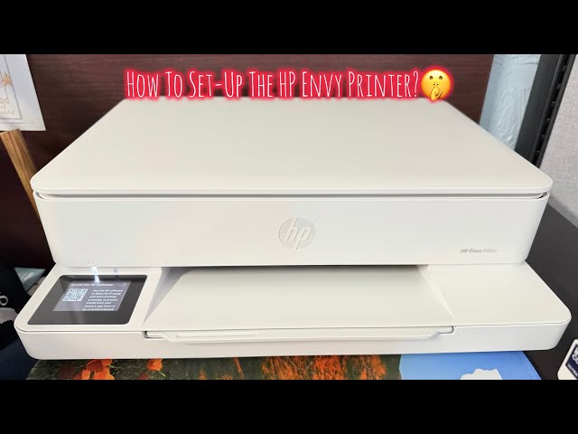 HOW TO SET UP THE HP ENVY 6100 SERIES PRINTER AND USE IT RIGHT AWAY! STEP BY STEP TUTORIAL!