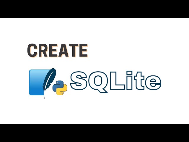 Python with SQLite - How to Create SQL Tables (CREATE)