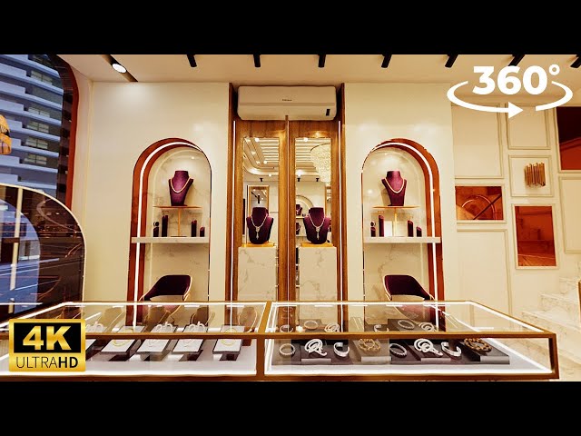 Jewelry Store Interior Design | 360° Video | 4k Ultra HD | Imagination To Reality |