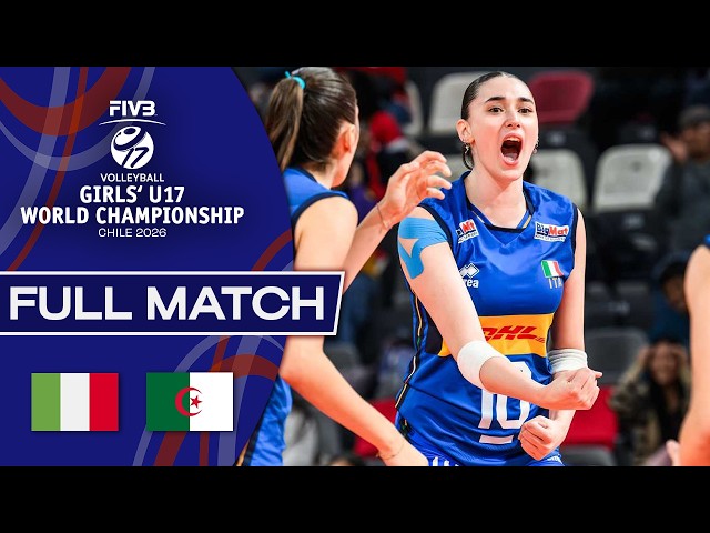 Italy vs. Algeria - Pool Play | Girls' U17 World Championship - 2026
