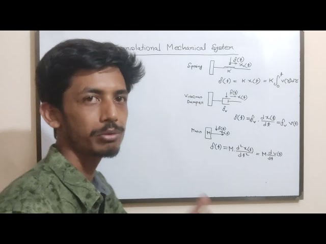 Translational Mechanical system Transfer Function - Analogous System