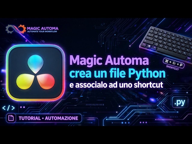 Magic Automa - Genera un file Python con AI e inseriscilo in un comando Magic Automa.
