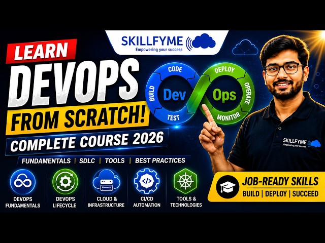 DevOps Tutorial for Beginners 2026 | Introduction to DevOps | DevOps Full Course | Class 01