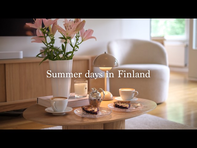Summer Days in Finland 🇫🇮 | Cozy Home Days, Grocery Shopping & Slow Living