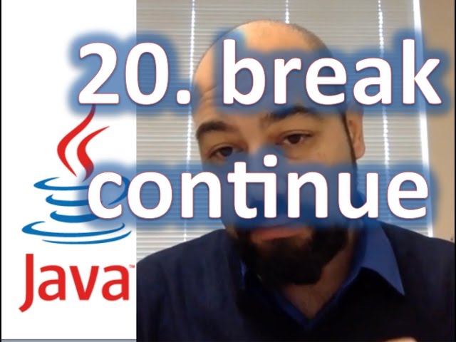 Java 20 - break ve continue komutları.