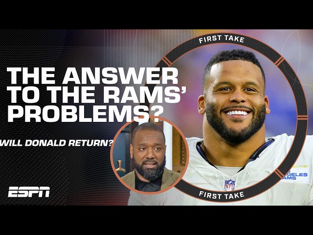 Chris Canty BELIEVES Aaron Donald will SOLVE the Rams' ‘Achilles heel!’ 👀 | First Take
