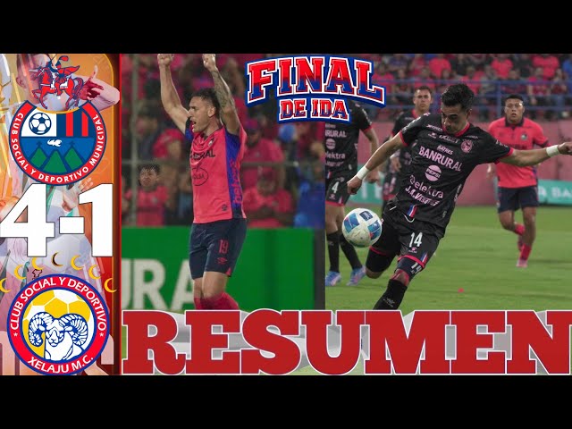 Municipal vs Xelajú MC 4-1 RESUMEN Y GOLES FINAL DE IDA TORNEO CLAUSURA 2026