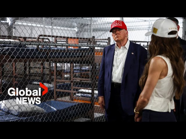 'Alligator Alcatraz': Trump tours new migrant detention center in Florida Everglades