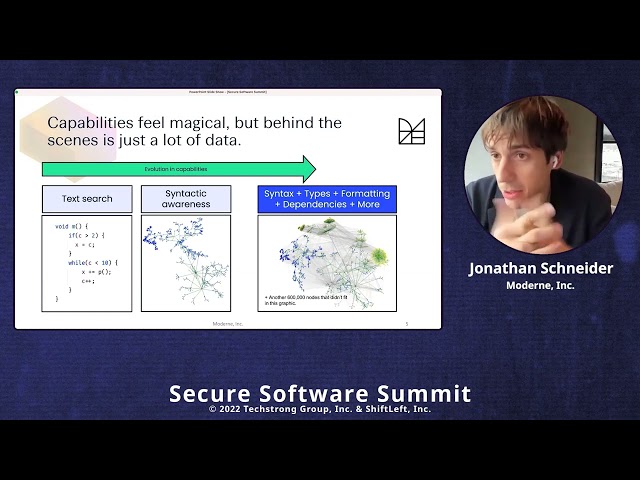 OpenRewrite: Making Your Source Code Fix Itself | Johnathan Schneider @ Secure Software Summit 2022