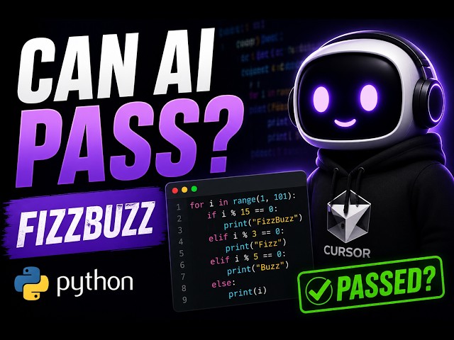 Can Cursor Solve the Famous FizzBuzz Challenge? | Python Coding Interview