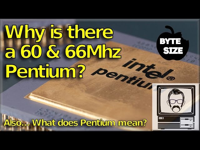 Why is there a Pentium 60 AND 66Mhz?! [Byte Size] | Nostalgia Nerd