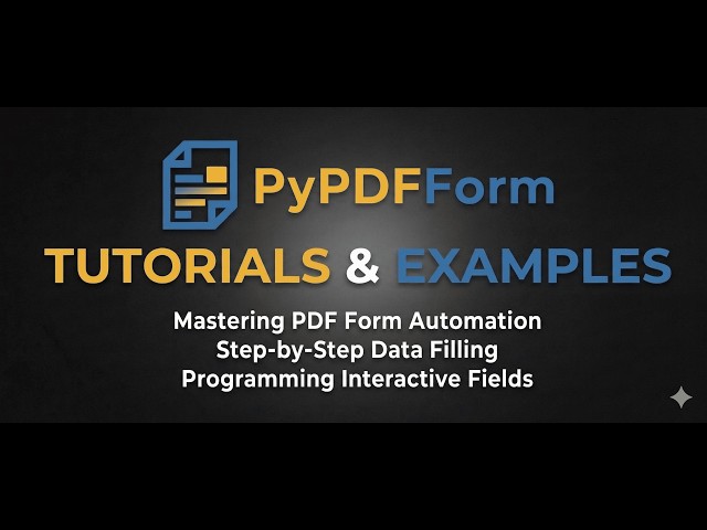 PyPDFForm Tutorial: Create Text Field with Customizations