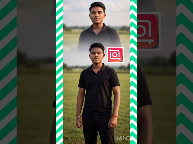 Inshot photo editing ideas | Inshot photo editing # #youtubeshorts​​​​Trending 2 mirror layer