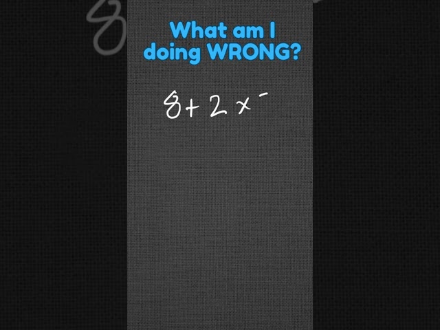 Bad Math | Order of Operations #maths #mathproblems