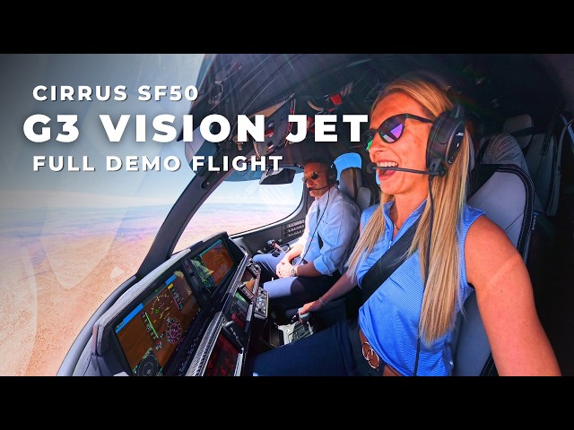 Cirrus SF50 G3 Vision Jet — Full Flight with a Factory Demo Pilot | Startup to Shutdown