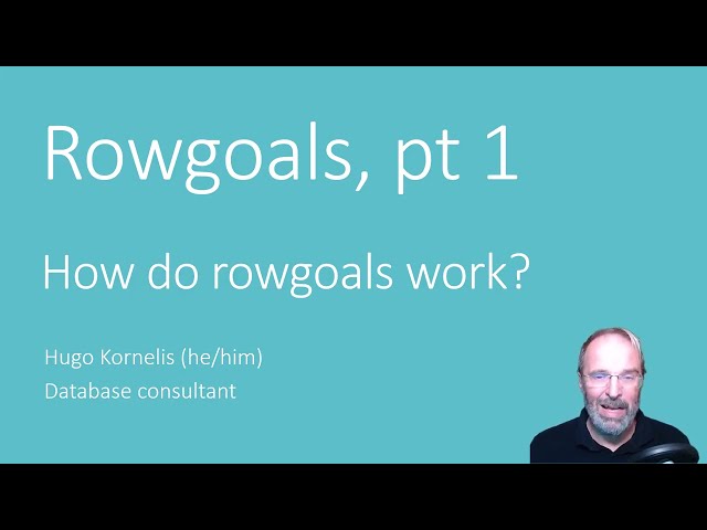 Rowgoals part 1: How do rowgoals work?