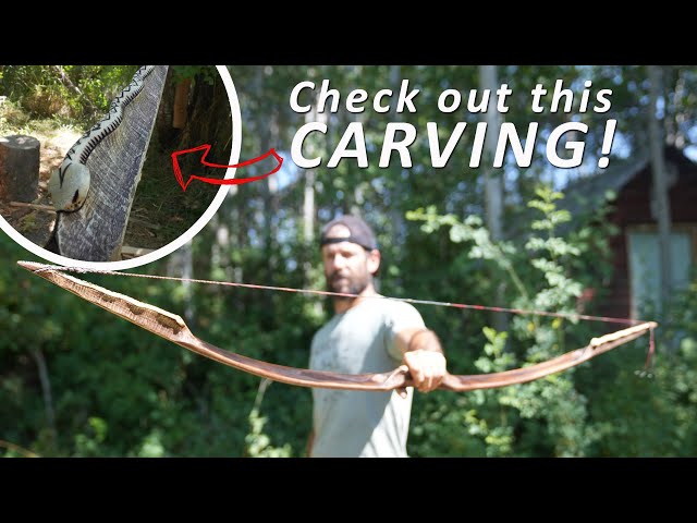 One of the CRAZIEST Bows I've ever built!  Mollegabet Self Bow