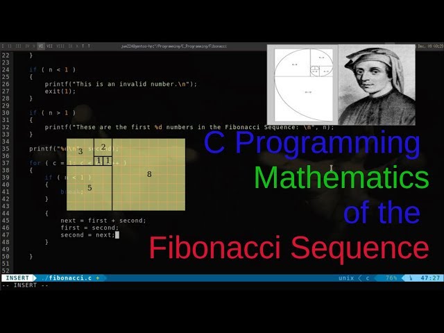 C Programming - The Fibonacci Sequence