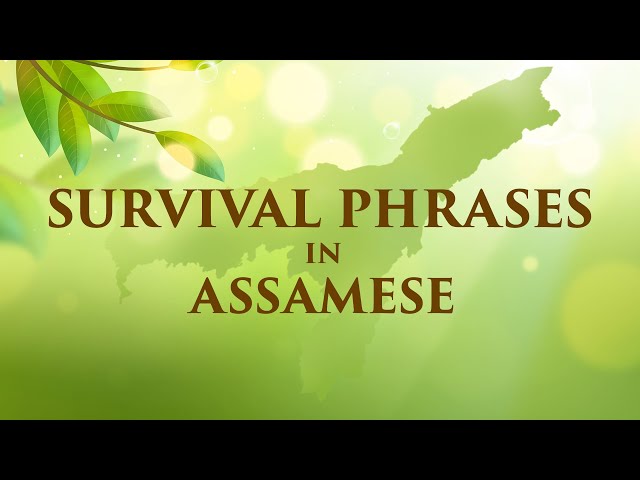 Survival Phrases | Learn Assamese through English